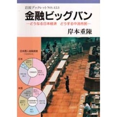 金融ビッグバン　どうなる日本経済どうする中流市民