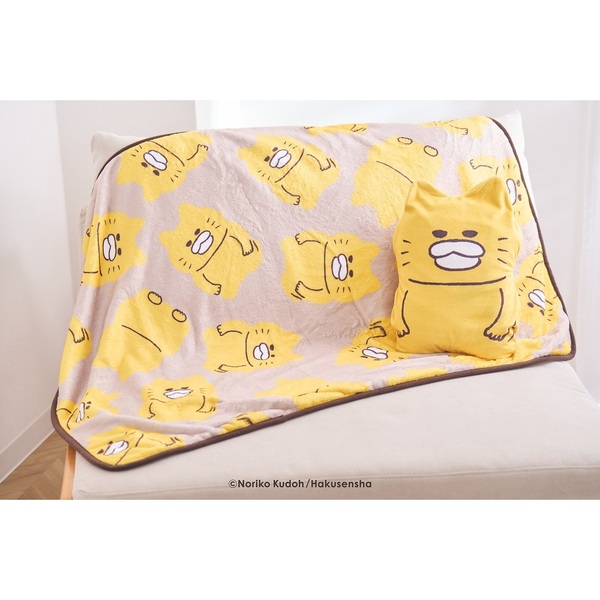 ノラネコぐんだん はんせい ブランケット入りクッション【限定商品】 二次予約分＞ノラネコぐんだん はんせい ブランケット入り