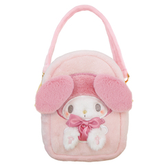 ぬいぐるみポシェットボア　ミニポーチ　サンリオ　マイメロディ