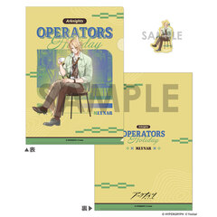 アークナイツ クリアファイル＆ダイカットステッカーセット～OPERATORS HOLIDAY 2～　ムリナール（2026年7月以降発売予定）