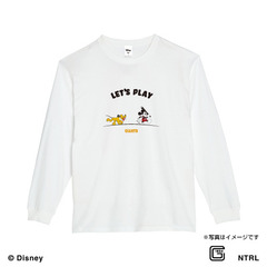 21ミッキーマウス（LET'S PLAY）/読売ジャイアンツ　ロングTシャツL