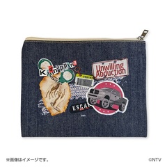 ESCAPE それは誘拐のはずだった デニムポーチ