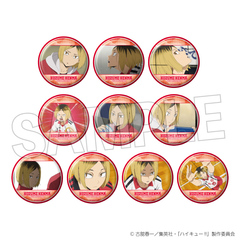 ハイキュー!!　トレーディング缶バッジ　孤爪研磨BOX【BOX】（2025年7月以降発売予定）