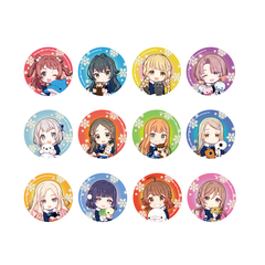 学園アイドルマスター ミニキャラ缶バッジ 初星パラダイスver.　コンプリートセット（全12種入り）