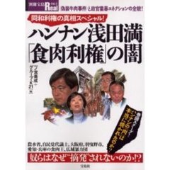 ハンナン浅田満「食肉利権」の闇　同和利権の真相スペシャル！
