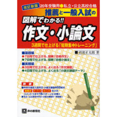 推薦と一般入試の図解でわかる！！作文・小論文　私立・公立高校合格　２０年受験用