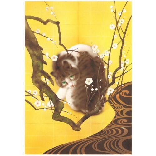 村松誠　壁掛け時計　猫 村松誠 壁掛け時計 猫