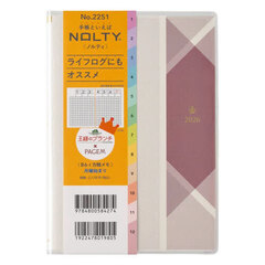 王様のブランチ×ＰＡＧＥＭ　ｂｙ　ＮＯＬＴＹ　ペイジェムウィークリーＢ６－ｉ方眼メモ月曜（ローズグレー）［２２５１］　２０２６年１月始まり