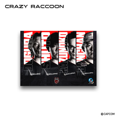 ストリートファイターリーグ: Pro-JP 2025 オリジナルメタルディスプレイ(Crazy Raccoon)