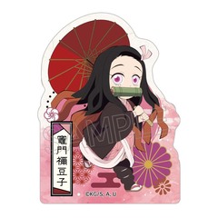 鬼滅の刃 街道歩きシリーズ　ダイカットステッカー　竈門禰??豆子【再販】（2026年2月下旬以降発売予定）