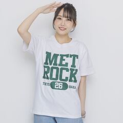 【METROCK2026】フットボールTシャツ ホワイト