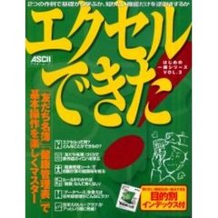 エクセルできた！