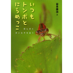 いつもトンボとにらめっこ　田んぼに赤いなぞを追う