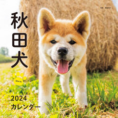 2024年カレンダー 秋田犬