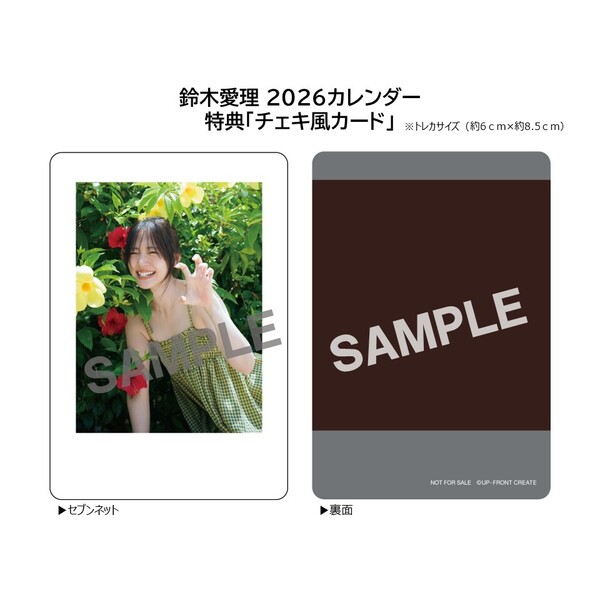 鈴木愛理 2026年カレンダー【セブンネット限定特典：チェキ風