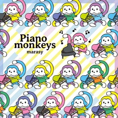 まらしぃ/marasy／Piano monkeys（初回生産限定盤／CD）（セブンネット限定特典：「Piano monkeys」アルバムジャケットミニスマホスタンドキーホルダー）