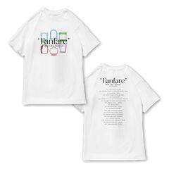  Little Glee Monster/Fanfare ツアーTシャツ/ホワイト