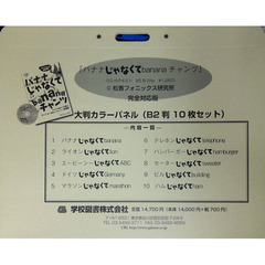 バナナじゃなくてｂａｎａｎａ　大判パネル