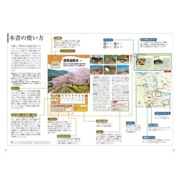 駅からウォーキング関西　〔２０２１〕　電車を使って気軽に歩く５０コース