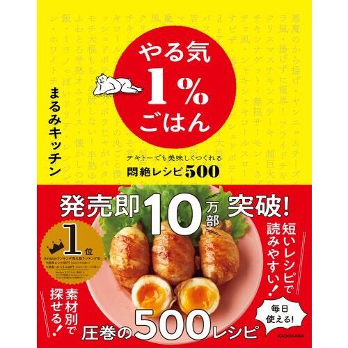 やる気１％ごはん　テキトーでも美味しくつくれる悶絶レシピ５００