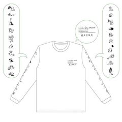 Little Glee Monster/Monster Groove Party/5th Celebration ロンT/ホワイト