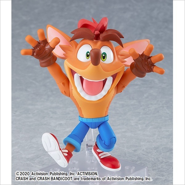 クラッシュ・バンディクー」 9インチ PVC製スタチュー ねんどろいど