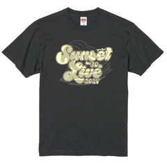 サンセットライブ2024オフィシャルTシャツ　PST-2407 スミブラック