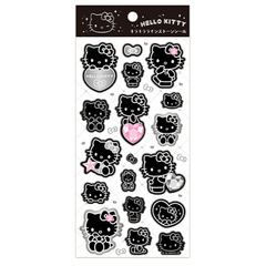 サンリオキャラクターズ（モノクロシリーズ）キラキララインストーンシール ハローキティ（2026年5月上旬以降発売予定）