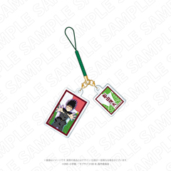 キャラディショナルトイ　モブサイコ100 III　花札柄アクリル根付ストラップ（影山茂夫）