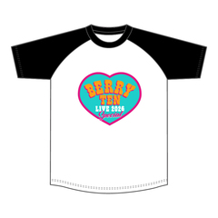 ベリテンライブ2026　TシャツC　ハート　ホワイト×ブラック