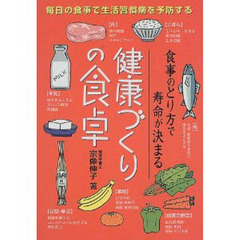 健康づくりの食卓　食事のとり方で寿命が決まる