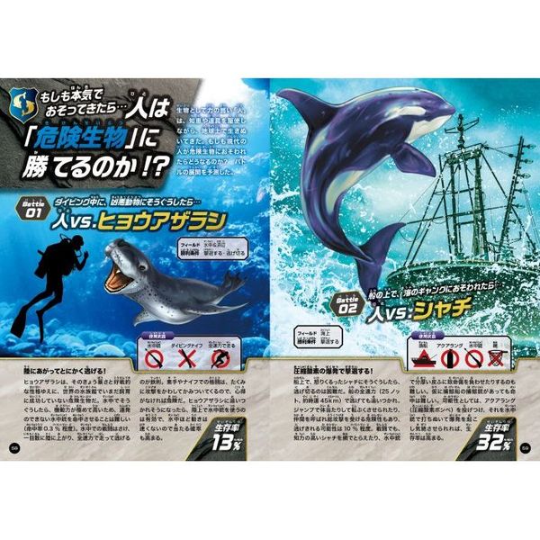 危険生物vs恐竜・古生物〈水中王〉超バトル図鑑 いちばん強いヤツ