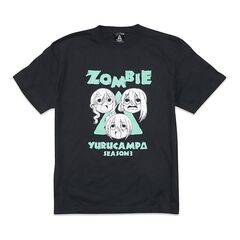 『ゆるキャン△ SEASON３』 ZOMBIE Tシャツ　ブラック　M　(2024年8月以降発売予定)