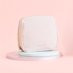 BRILMY 中身が見えて時短がかなう ズボラに優しいコスメポーチ S-size PALE PINK ver. SPECIAL PACKAGE（セブン‐イレブン／セブンネット限定）