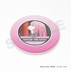 【ぼっち・ざ・ろっく！】レコード風コースター・後藤ひとり