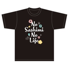 【公式グッズ】ゴリパラ見聞録Tシャツ NO SASHIMI NO LIFE 百貨店 黒 【1月お届け予定分】