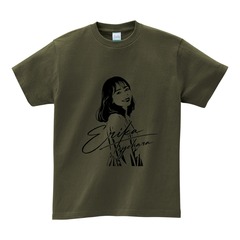 豊原江理佳／『Sign』Tシャツ／オリーブグリーン