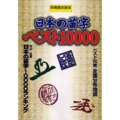 日本の苗字ベスト１００００