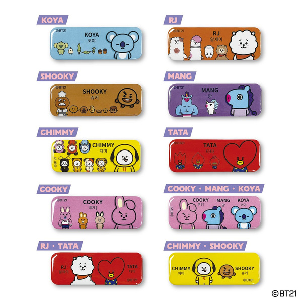スクエア缶バッジコレクション BT21 10個入BOX 通販|セブンネットショッピング スクエア缶バッジコレクション BT21 10個入BOX 通販|セブンネットショッピング