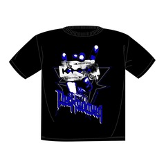 【THE 冠】冠メロイックTシャツ　青バージョン　XLサイズ