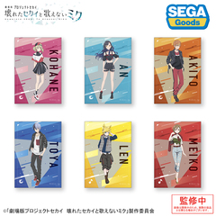 「劇場版プロジェクトセカイ　壊れたセカイと歌えないミク」A3クリアポスター　 Vivid BAD SQUAD【単品】（2025年10月以降発売予定）