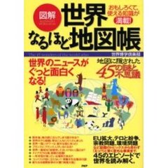 図解世界なるほど地図帳　おもしろくて、使える知識が満載！　Ｔｈｅ　４５　ｗｏｎｄｅｒｓ　ｏｆ　ｔｈｅ　ｗｏｒｌｄ　ａｔｌａｓ