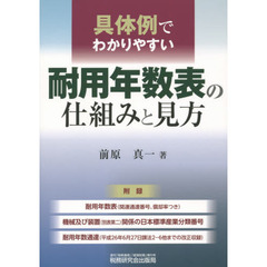 具体例でわかりやすい耐用年数表の仕組みと見方