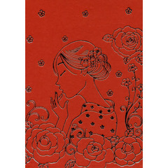 ご朱印帖　朱色