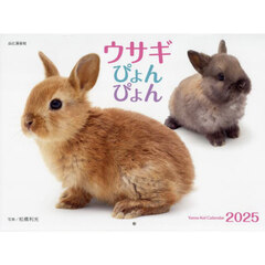 カレンダー　’２５　うさぎぴょんぴょん