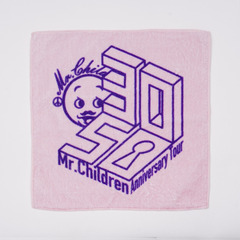 Mr.Children 30th Anniversary Tour／30th Anniversary Logo　ハンドタオル PINK