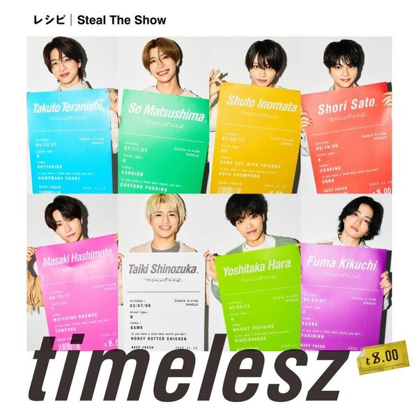 timelesz アーティストページ