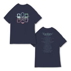 Little Glee Monster/Fanfare ツアーTシャツ/ネイビー