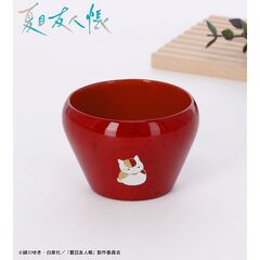 夏目友人帳 津軽塗コラボ ニャンコ先生 おちょこ和島型（2026年9月下旬以降発売予定）