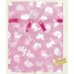ラッピング袋　アニマル（ピンク）　ＬＬサイズ